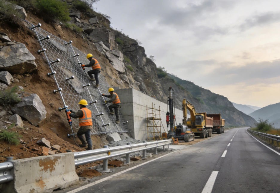 廉江公路道路护坡